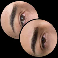 نیازمند مدل شید لب و میکرو ابرو و خط چشم