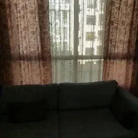 پرده پارچه ای در حد نو