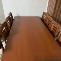 میز نهارخوری ۸ نفره قابل ارتقاع به ۱۰ نفره|میز و صندلی غذاخوری|قم, باجک دو|دیوار