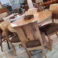 صندلی و میز ناهار خوری مدل صدفی|میز و صندلی غذاخوری|مشهد, شهرک رازی (شهرک غرب)|دیوار