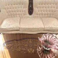 یک دست مبل استیل سلطنتی چوب گردوقیمت۸۰۰۰۰۰۰۰تومن|مبلمان خانگی و میز عسلی|مشهد, هفت تیر (حافظ)|دیوار