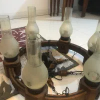 یک عدد لوستر چوبی ۶شعله