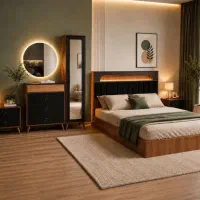 تخت خواب.   آرام