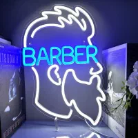 تابلو نئون ویژه ، آرایشگاه مردانه ، قیمت استثنایی