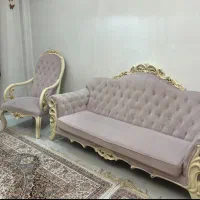 مبل کلاسیک با روکش پارچه مبلی درجه یک