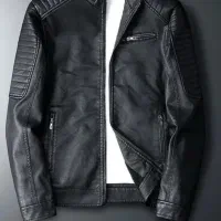 کاپشن چرم  خارجی