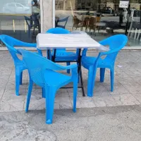 میز و صندلی دسته دار کاپوزیت