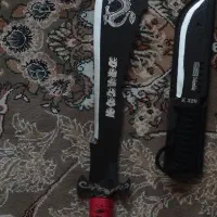 چاقو دراگون دسته زرشکی