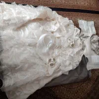 لباس عروس فری سایز تا سایز ۴۸ و ۵۰ هم میخوره