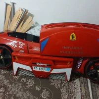 تخت خواب طرح ماشین|تخت و سرویس خواب|آبسرد, |دیوار