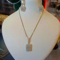 نیمست نقره جواهری کاملا مشابه طلا