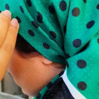 مینی اسکارف نخی