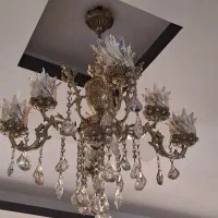 لوستر برنز هشت شاخه