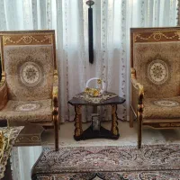 مبل استیل ۹ نفره|مبلمان خانگی و میز عسلی|اندیشه, اندیشه فاز ۴|دیوار