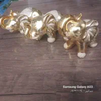 گلدان شکلات خوری وفیل طلایی|مجسمه، تندیس، ماکت|مشهد, ایثارگران|دیوار