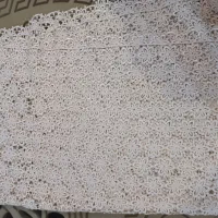 پارچه کیپور برجسته عروس رنگ سفید