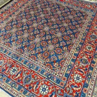 قالی مربع دستباف ساروق نقشه میناخانی|فرش|تهران, اکباتان|دیوار