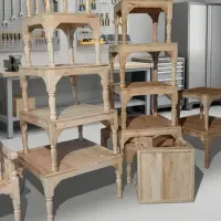 کرسی چوبی مدل شیرازی 80 در 80 سفارشی کامل فول