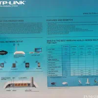 مودم TP-Link W8901N چهارپورت|مودم و تجهیزات شبکه|مرند, |دیوار
