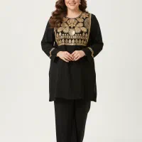 مانتو مشکی مجلسی|لباس|سبزوار, گلشن|دیوار