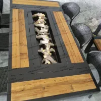 آتشدان و صندلی مدل ساولی