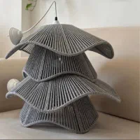 لوستر مکرومه مدل لاله