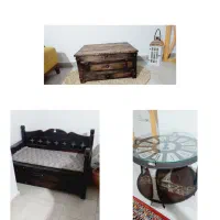 میز عسلی مبل سنتی صندوقچه