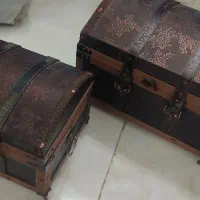 دوعدد صندوقچه چوبی