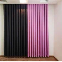 پرده پانج آماده صورتی و همه رنگ|پرده، رانر، رومیزی|مشهد, آزادشهر|دیوار