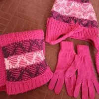 شال و کلاه دخترانه