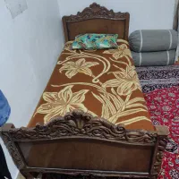 تخت یک نفره همراه با تشک|تخت و سرویس خواب|گنبد کاووس, |دیوار