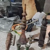 ۳ عددقلیون چوب سرخ وقلیون چوبش گردوهمش۸۰۰|صنایع دستی و سایر لوازم تزئینی|اسفراین, |دیوار