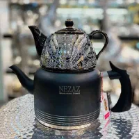 کتری و قوری لوله دار استیل نزاز