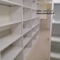 تولید انواع قفسه کتابخانه فلزی جدید و قفسه بایگانی