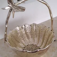 ظرف میوه کریستال اصل|کلکسیون اشیاء عتیقه|سنندج, |دیوار