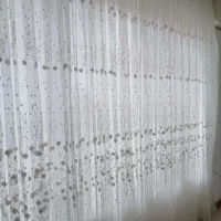 پرده تور سالم تمیز