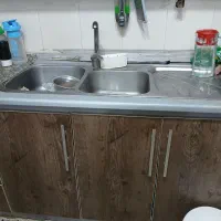 سینگ ظرف شویی با شیراب و گاز صفحه ایی
