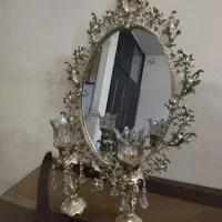 آینه و شمعدان برنز اصل