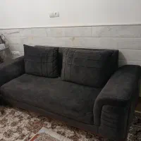 مبل راحتی ۸ نفره با عسلی پنج تیکه در حد نو