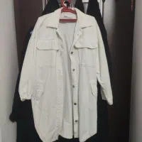 کت جین سفید برند رویال اصل