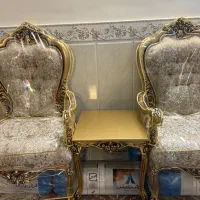 مبل نیمه کلاسیک۷ نفره +جلو مبلی+کاور رو مبلی|مبلمان خانگی و میز عسلی|قرچک, شهرک الحدید|دیوار