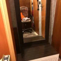 اینه قدی جنس ام دی اف با یک عدد کشو در حده نو|آینه|چالوس, |دیوار