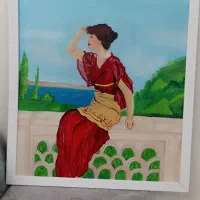 تابلو رنگ روغن کار دست
