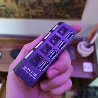 هاب یو اس بی USB 3.0 چهار پورت|قطعات و لوازم جانبی رایانه|قم, انسجام|دیوار