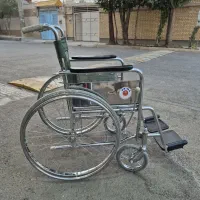 ویلچر تمام استیل کلکسیونی شاسی دوبل