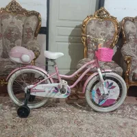 دوچرخه سایز۲۰ دخترانه صورتی درحدنونونو