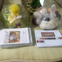 باقیمانده نخ و نقشه دو طرح مختلف و دار ذرع و نیم