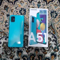 موبایل A51 تمیز در حد خونگی 128 حافظه داخلی ق