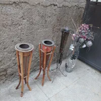 پایه گلدان وفرفوروژه|صنایع دستی و سایر لوازم تزئینی|تهران, زرکش|دیوار