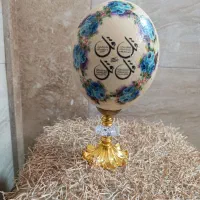 تخم شترمرغ دکوری|صنایع دستی و سایر لوازم تزئینی|ساری, |دیوار